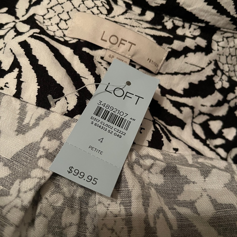 LOFT Pineapple Print Dress - Picture 5 of 6
